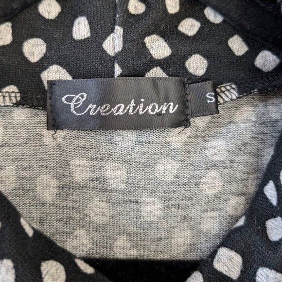 Creation B&W 3/4 Sleeve Accent Sweater - Picture 7 of 8